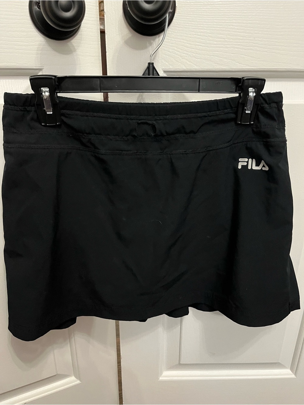 FILA Black Women's Athletic Skort with Built-In Shorts